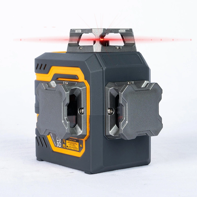 3x360 ° built-in na Lithium Battery Red Laser Level