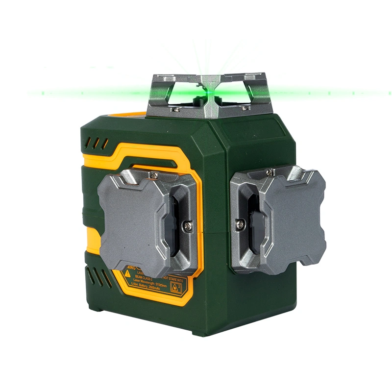 3x360 ° built-in na Lithium Battery Green Laser Level
