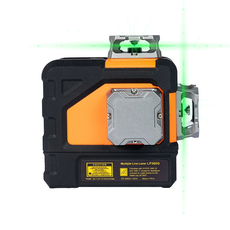 3x360 ° berdeng antas ng laser