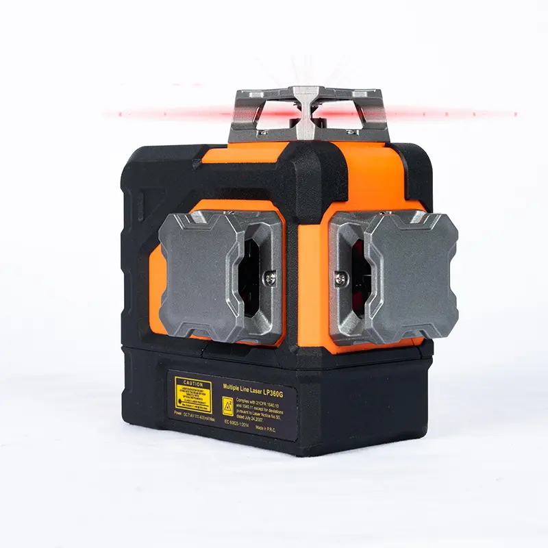 3x360 ° red laser level