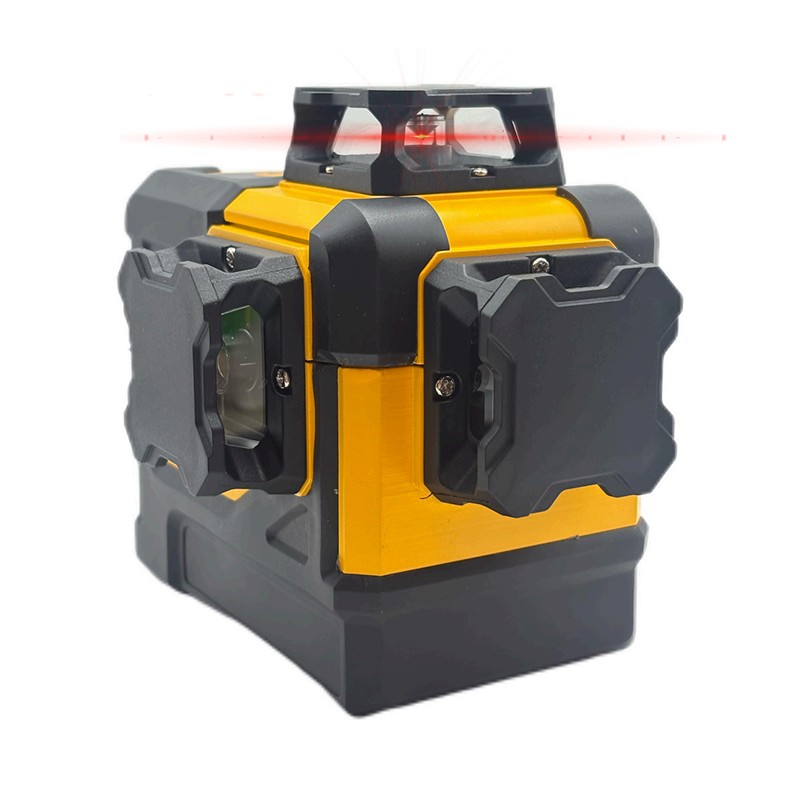 Electronic self-leveling red laser level
